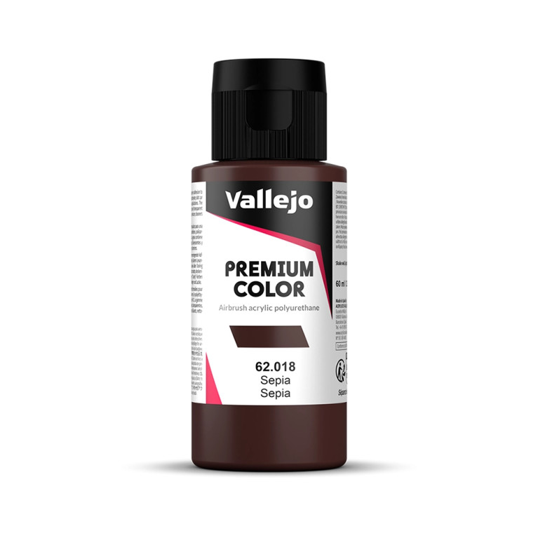 Sépia - 60ml Opaque Premium Color - VALLEJO 62.018