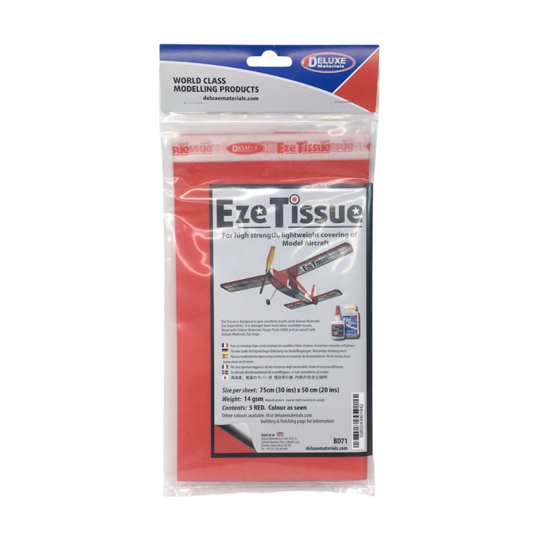 3 Feuilles de papier de soie - 75x50 cm - DELUXE MATERIALS BD71