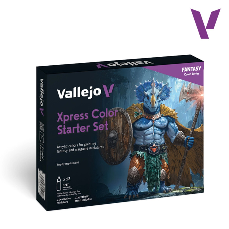 Kit de démarrage Xpress Color 12x18ml - Fantasy Color Series - VALLEJO 72.209