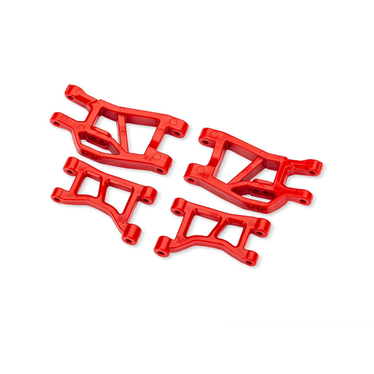 Triangle avant supérieur et inférieur - Rouge - TRAXXAS 10831-RED
