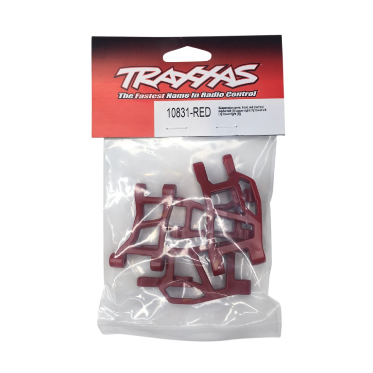 Triangle avant supérieur et inférieur - Rouge - TRAXXAS 10831-RED