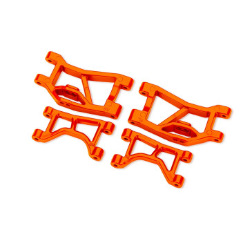 Triangle arrière supérieur et inférieur - Orange - TRAXXAS 10830-ORNG
