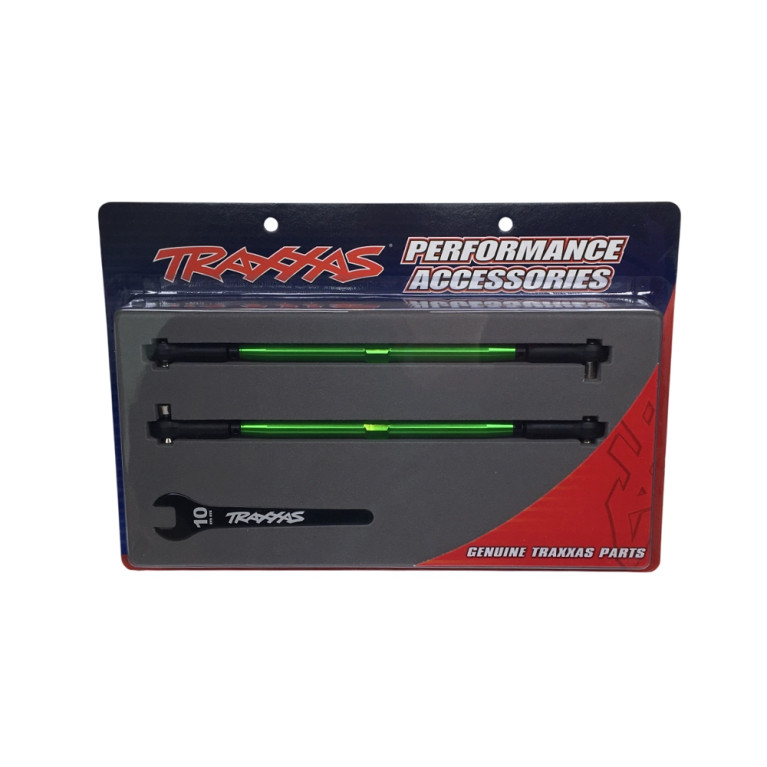 Biellettes en aluminium (x2) - Vert - TRAXXAS 7897G