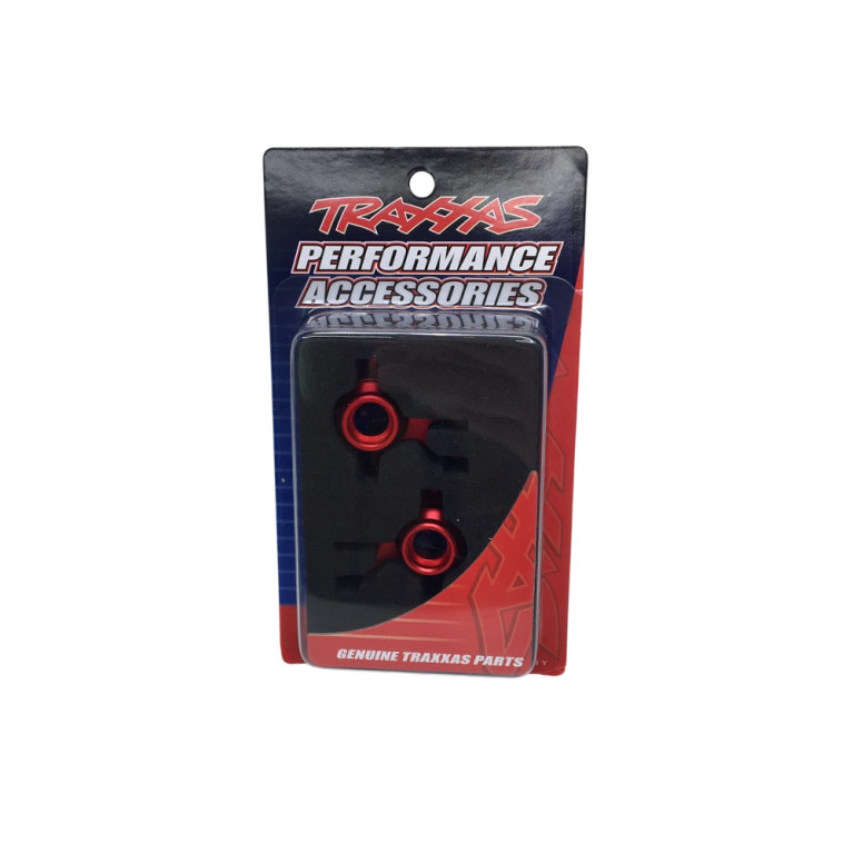Fusées de direction en aluminium - Rouge - TRAXXAS 10734-RED