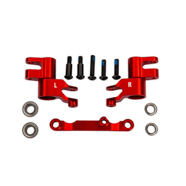 Renvoi de direction aluminium - Rouge - TRAXXAS 10743-RED