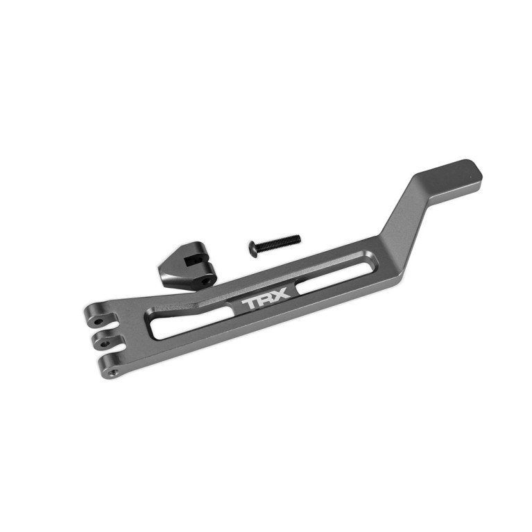 Support de batterie aluminium Gris - TRAXXAS 10726-GRAY