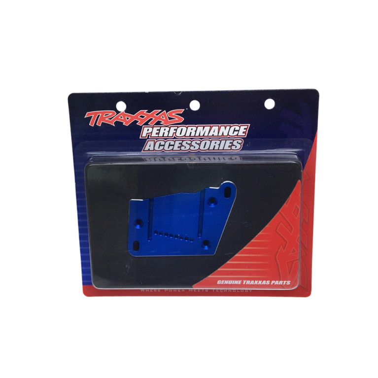 Plaque moteur en aluminium - Bleu - TRAXXAS 10263-BLUE