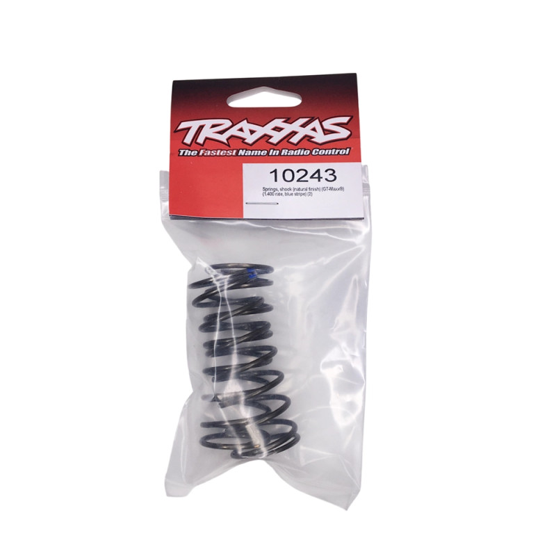 Ressorts d'amortisseur GT-Maxx - Bleu raideur 1.400 - TRAXXAS 10243