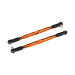 Biellettes en aluminium 157 mm (x2) - Orange - TRAXXAS 7748-ORNG