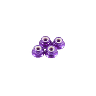 Écrous nylstop 4mm M4 - Violet - FASTRAX FTM4PUF