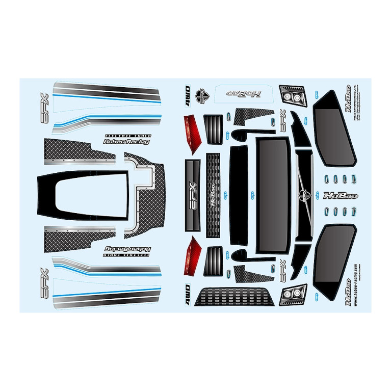 Carrosserie transparente pour camion EPX - HOBAO 22325