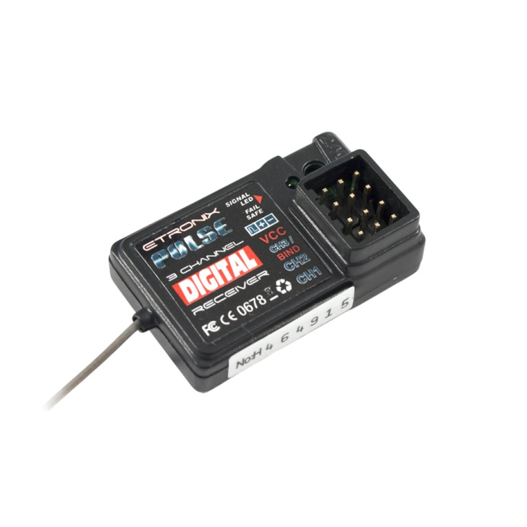 Récepteur Pulse GFSK 3 voies 2,4 GHz - ETRONIX ET1095