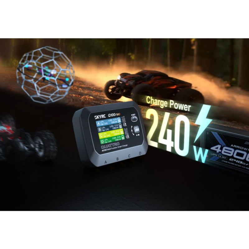 Chargeur intelligent Q100neo multifonction - SKYRC SK-100223-01