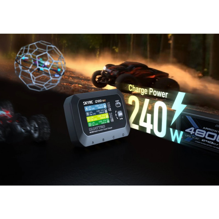 Chargeur intelligent Q100neo multifonction - SKYRC SK-100223-01