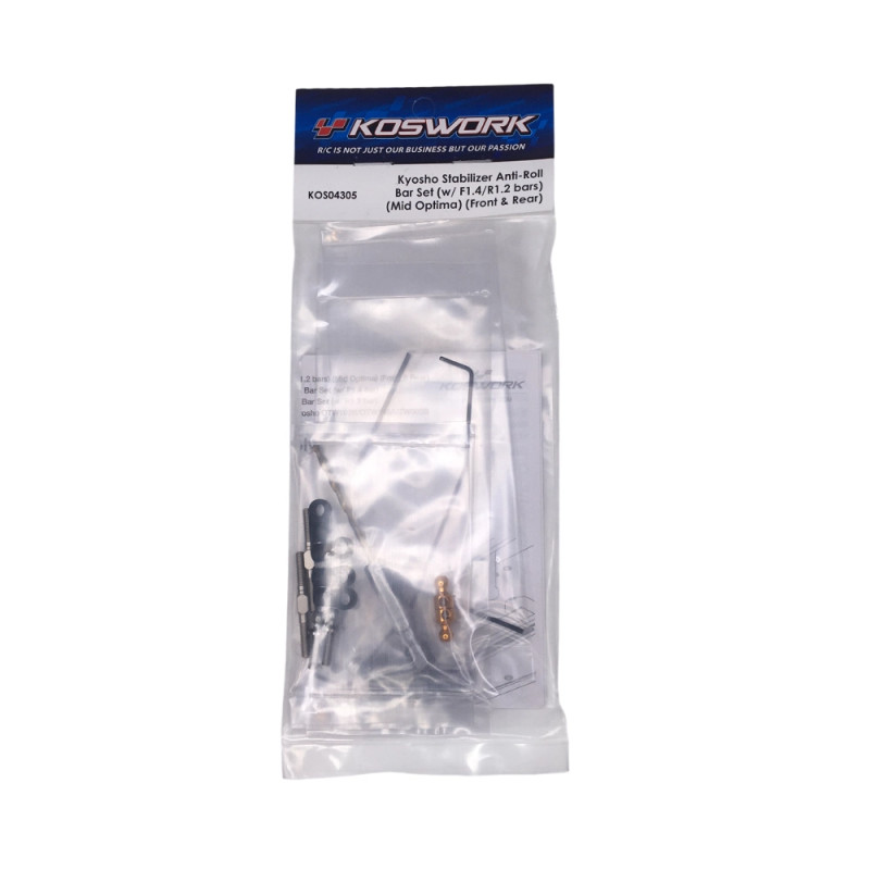 Kit de barres antiroulis AV/ARR - KOSWORK KOS04305