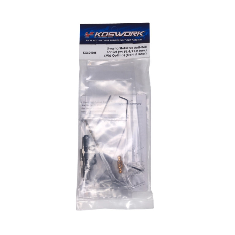 Kit de barres antiroulis AV/ARR - KOSWORK KOS04305
