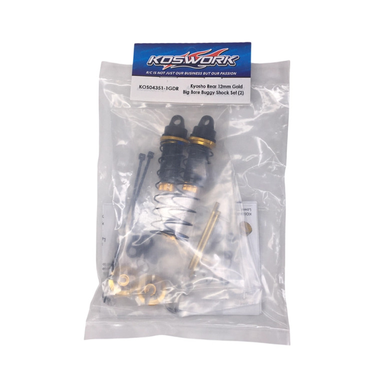 Kit de 2 amortisseurs arrière big bore 12mm - KOSWORK KOS04351-1GDR