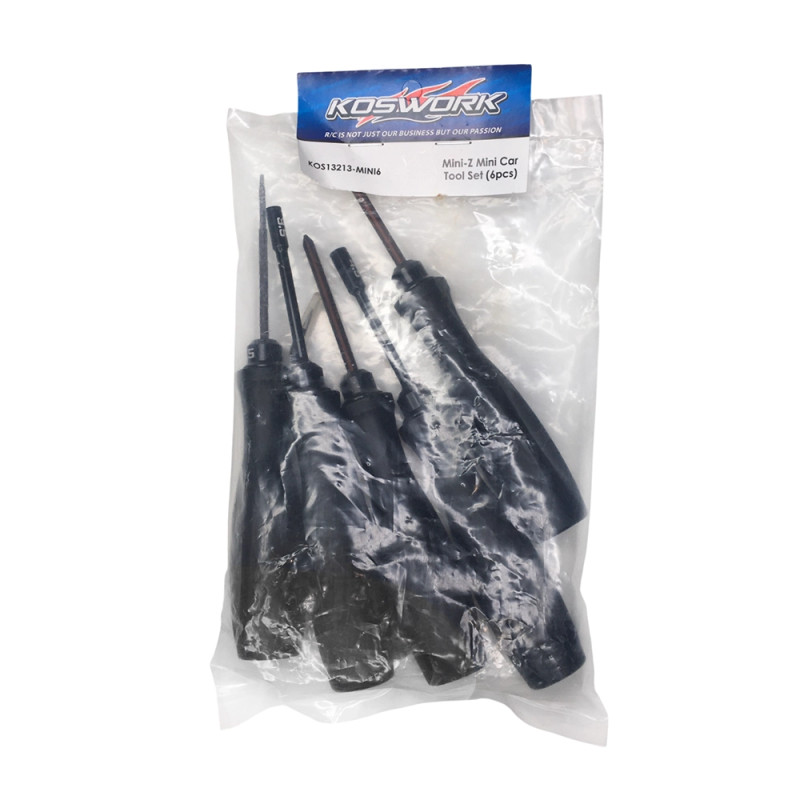 Coffret de 6 outils pour Mini-Z - KOSWORK KOS13213-MINI6