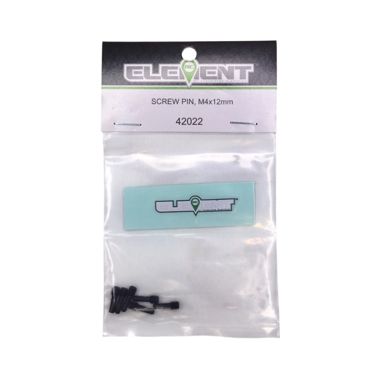Goupilles à vis M4x12mm - Enduro - ELEMENT RC 42022