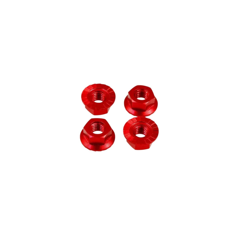 Écrous de roue 4mm - Rouge - HIRO SEIKO 69594