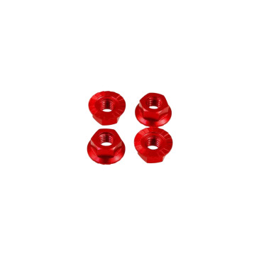Écrous de roue 4mm - Rouge - HIRO SEIKO 69594