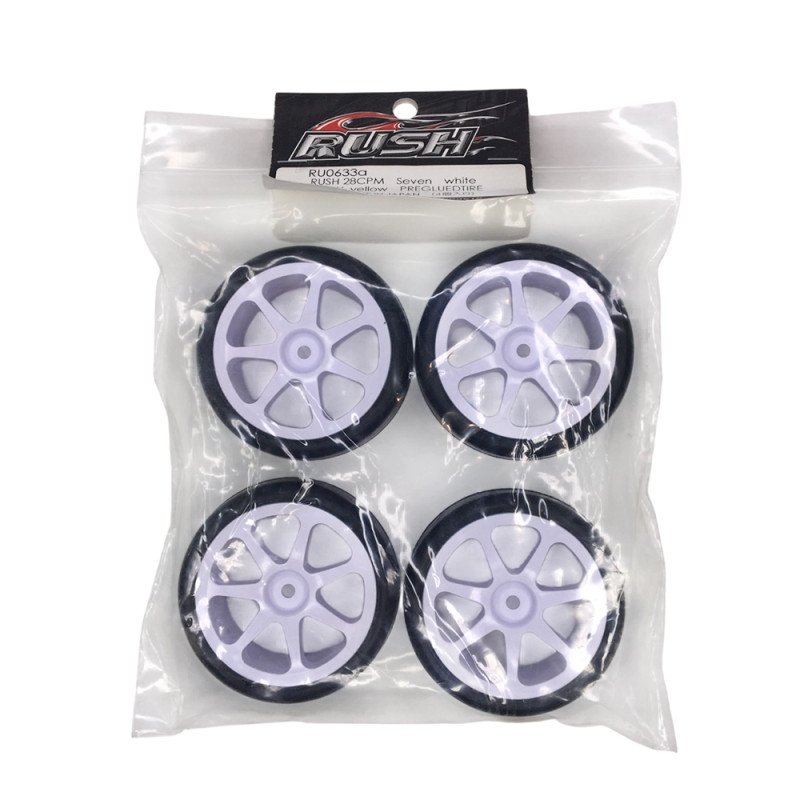 4 Roues moquette 28 CPM - pré-collés - RUSH RU0633a