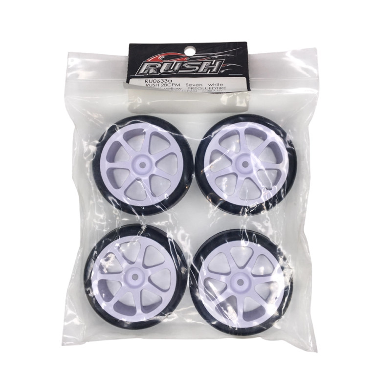 4 Roues moquette 28 CPM - pré-collés - RUSH RU0633a