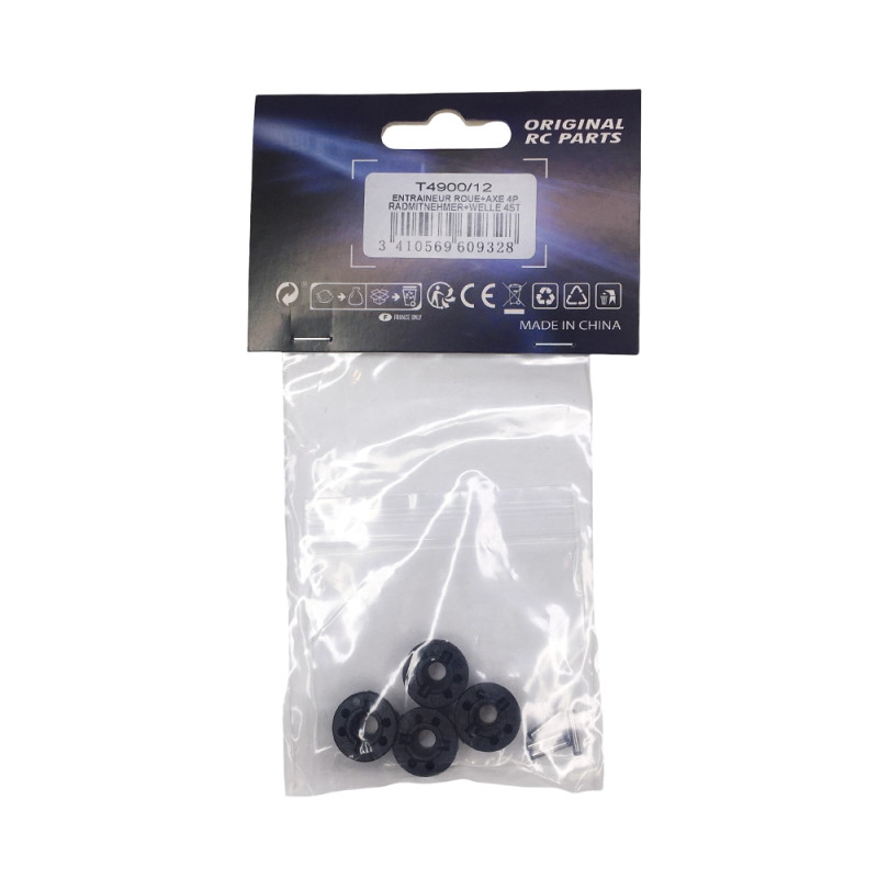 Hexagone de roue + axe - Pirate Boomer - T2M T4900/12