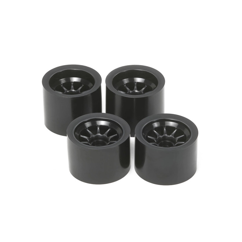 Jantes noires pour pneus en mousse - F104 - TAMIYA 51378