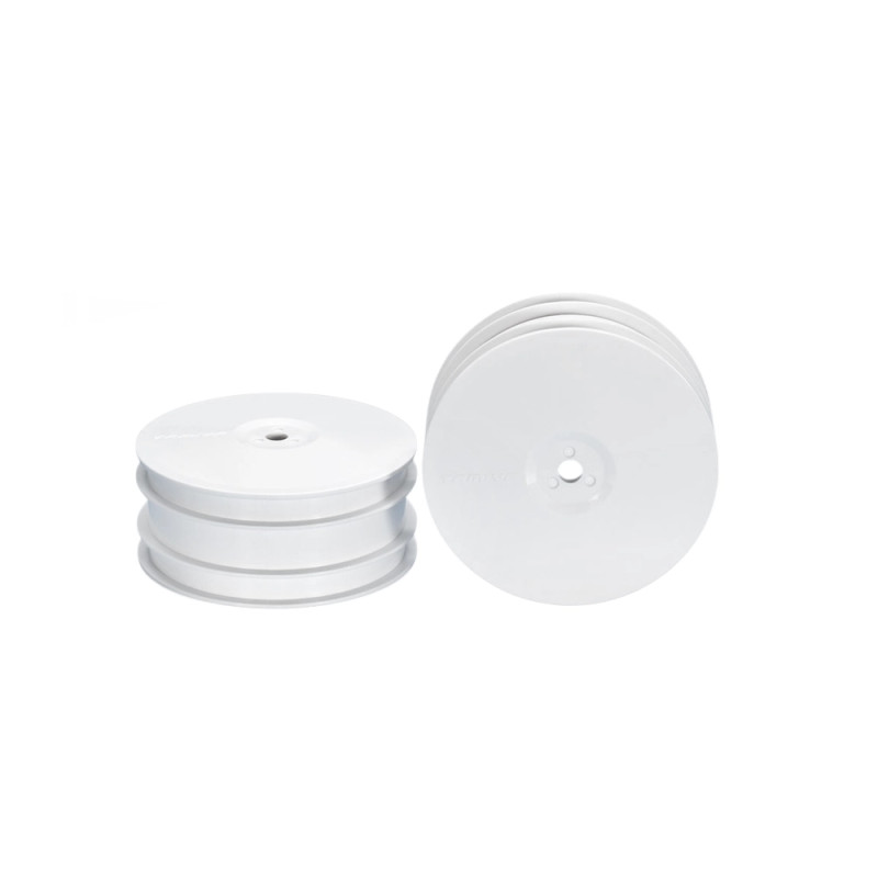 Jantes avant pour buggy 4X4, 1/10 - Blanche - TAMIYA 51580