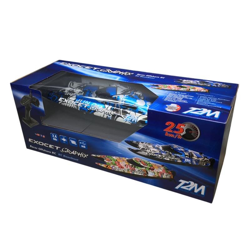 Bateau Offshore Exocet Graphix - Bleu - T2M T623