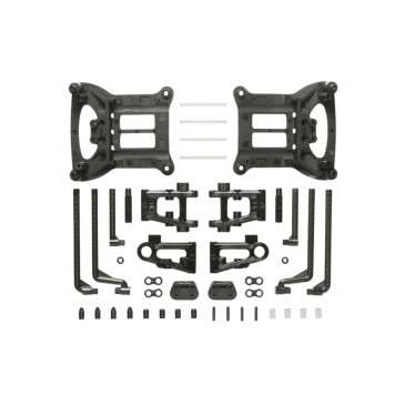 Grappe B Triangle + plot de carrosserie - TT-01D - TAMIYA 51217