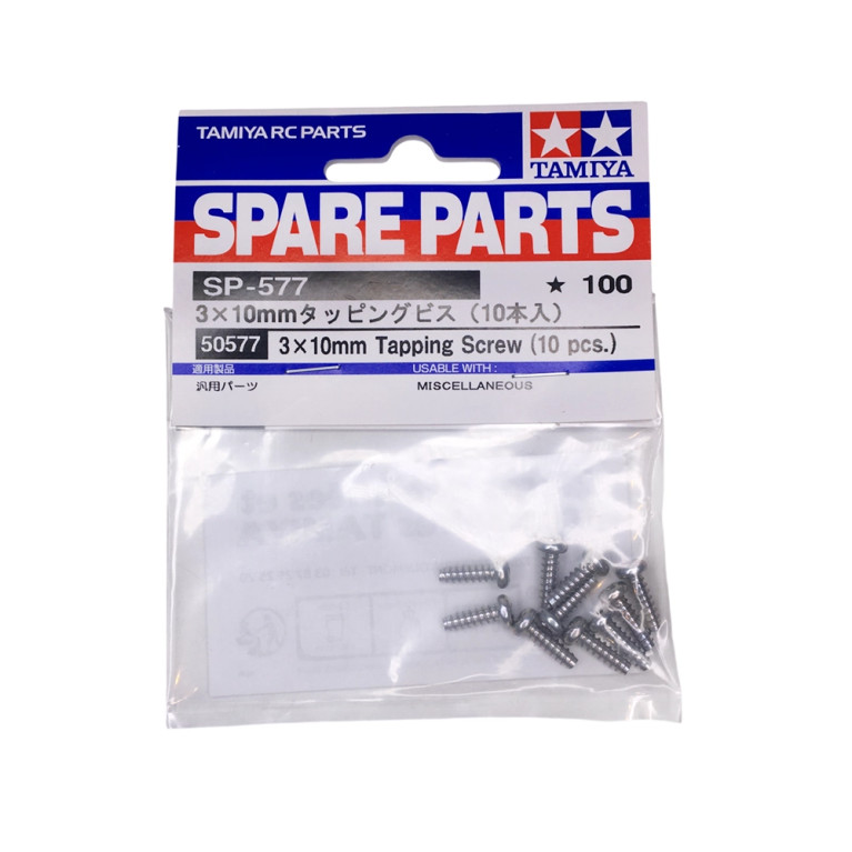 Vis auto-taraudeuse - 3 x 10 mm - TAMIYA 50577