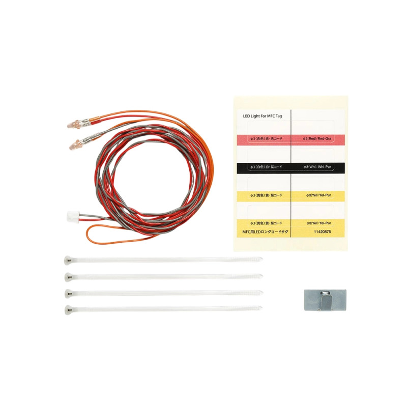 Kit 2 LED rouges de 3mm - MFC01 et 03 - TAMIYA 56549