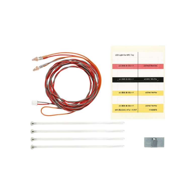 Kit 2 LED rouges de 3mm - MFC01 et 03 - TAMIYA 56549