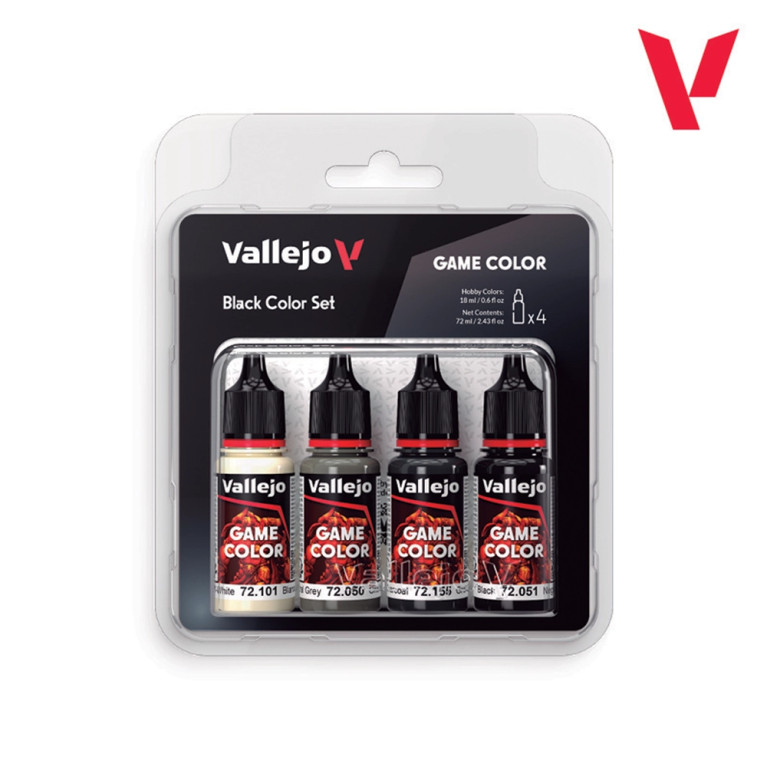 Pack Noir - 18ml Game Color - VALLEJO 72.393