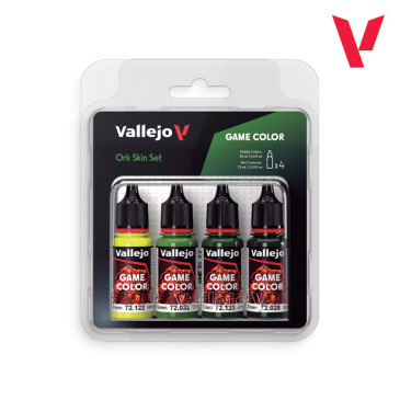 Pack Peau d'Ork - 18ml Game Color - VALLEJO 72.391