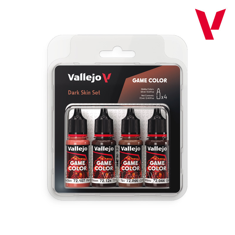 Pack Marron - 18ml Game Color - VALLEJO 72.387