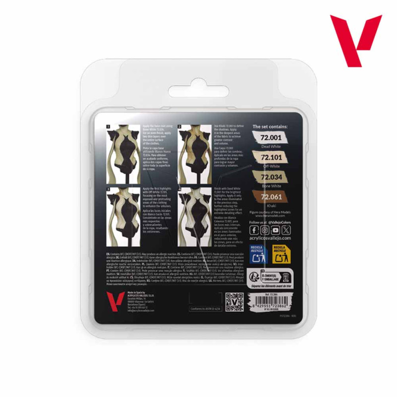 Pack Blanc - 18ml Game Color - VALLEJO 72.386