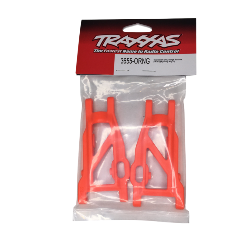 Triangles de suspension renforcés - Orange - TRAXXAS 3655-ORNG