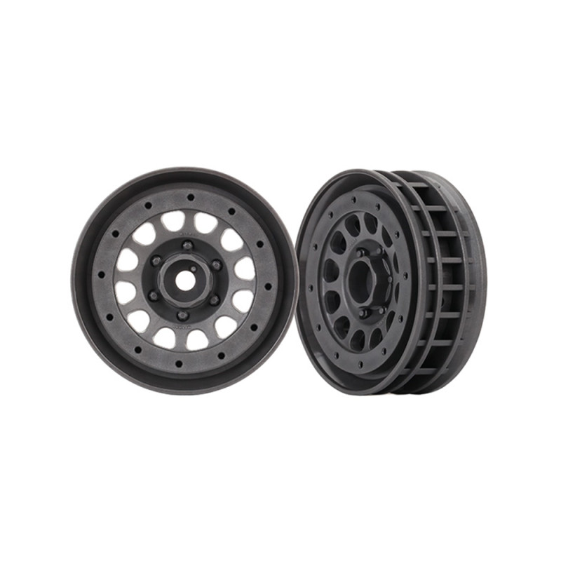 2 Jantes Beadlock Method 1/10 - Gris Anthracite - TRAXXAS 8173A