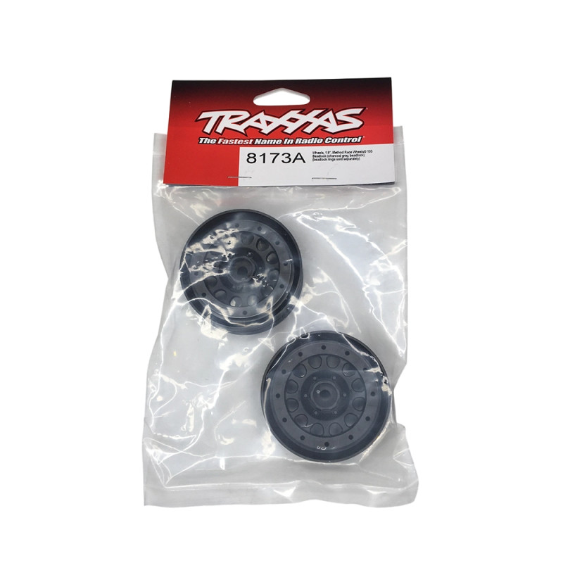 2 Jantes Beadlock Method 1/10 - Gris Anthracite - TRAXXAS 8173A