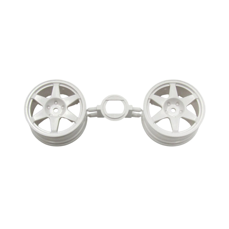 2 Jantes 26mm 1/10 - Blanche - TAMIYA 0445658