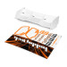 Aileron buggy blanc + Stickers orange 1/8 - HOBBYTECH HTR-2008000