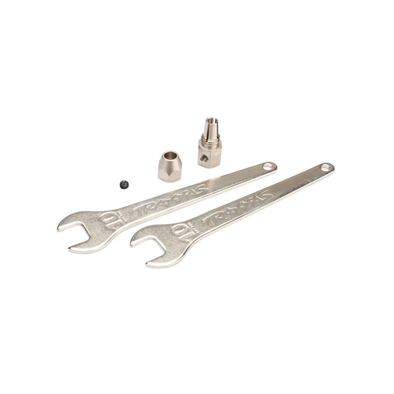 Sortie moteur + clés plates 10mm - TRAXXAS 5761