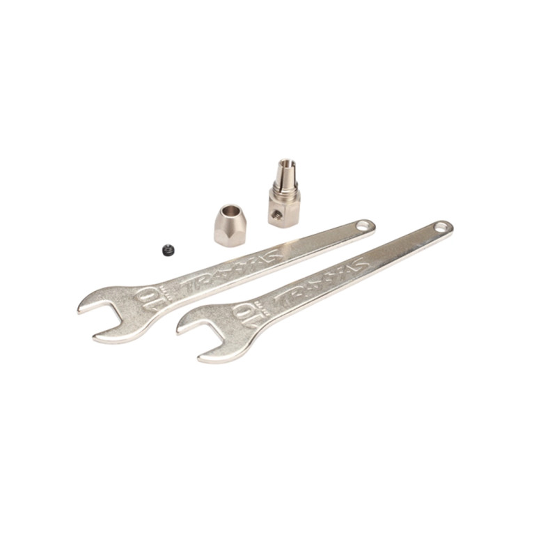 Sortie moteur + clés plates 10mm - TRAXXAS 5761