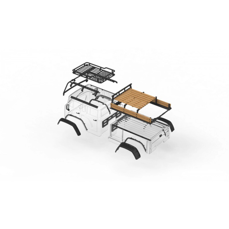 Kit Crawler EMO JT4 RTR 1/10 - Jaune - CROSSRC 90100091