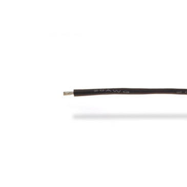 Fil silicone noir 20AWG (0,50 mm²) - 1 m - BEEZ2B BEEC3020K
