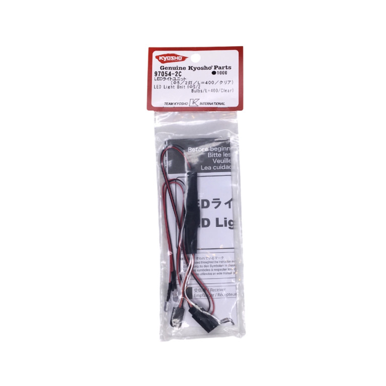 Éclairage LED Ø5 (2 ampoules) - Blancs - KYOSHO 97054-2C