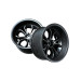 2 Jantes super RIM Deep-Spider - Noir Mat - TETSUJIN TT-8105
